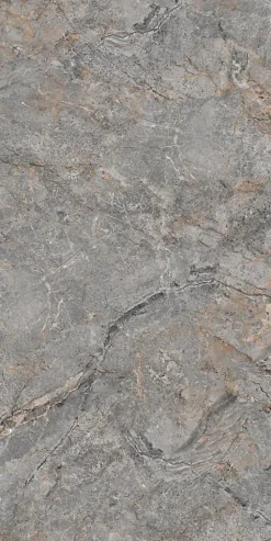 Limcaro Carrelage sol / mur effet marbre gris PETRAVIA GREY l.60 x L.120 cm Mat