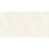 Carrelage sol / mur effet bois design chevron 60x120 cm ARTWOOD CHEVRON WHITE(vendu par boite de 1.44m2)-Eiffel art construction Discount