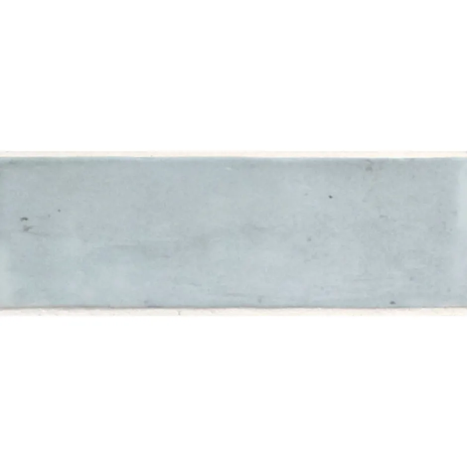 Carrelage sol / mur effet zellige bejmat marocain 5X15 cm bleu mate 5X15 cm COCO BLUE GRASS MATT-Aelle Carrelage Best