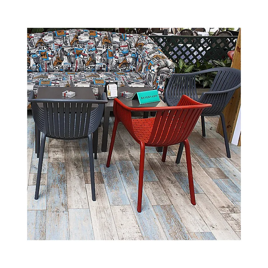 Aelle Carrelage Carrelage sol / mur effet bois vieilli bleu 14,4 x 89,3 cm YUGO R CIELO