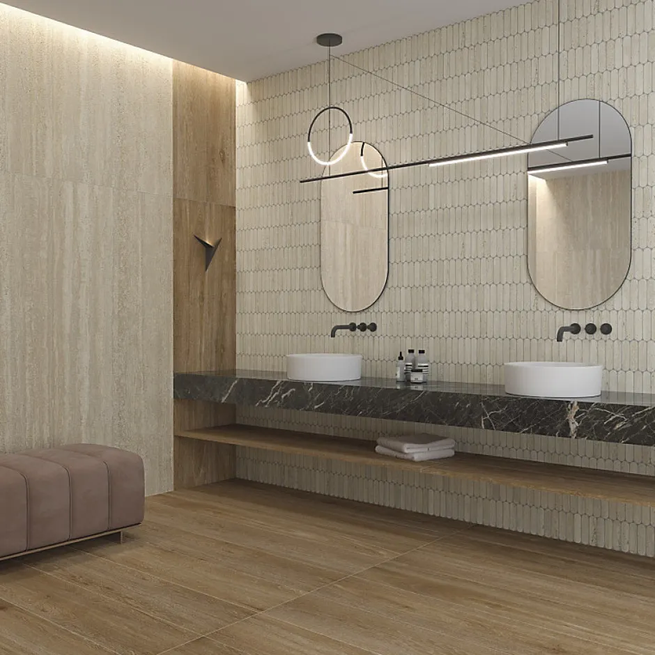 Carrelage sol / mur effet marbre gris anthracite mate 60x120 cm MARBLELOUS Wailea R-Aelle Carrelage Online