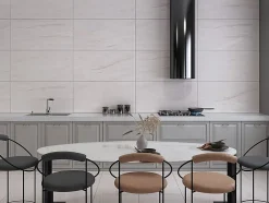 Carrelage sol / mur effet marbre beige PEARL l.60 x L.120 cm Brillant-Limcaro Hot