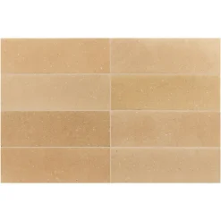 Carrelage sol / mur effet zellige bejmat marocain 5X15 cm beige mate FANGO NATURAL-Aelle Carrelage Online