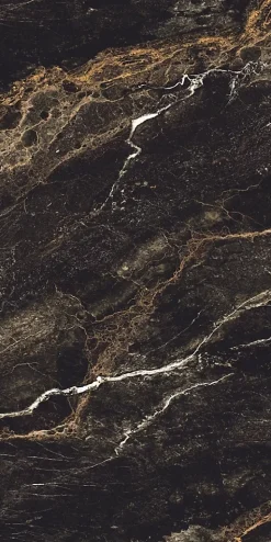 Carrelage sol / mur effet marbre noir LYTHOS BLACK l.60 x L.120 cm Brilliant-Limcaro Sale