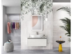 Carrelage sol / mur effet marbre SOUL GREY l.60 x L.120 cm Mat-Limcaro Best