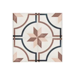 Carrelage sol / mur effet ciment motif coloré 20x20 cm ART NOUVEAU EMBASSY COLOUR-Aelle Carrelage Outlet