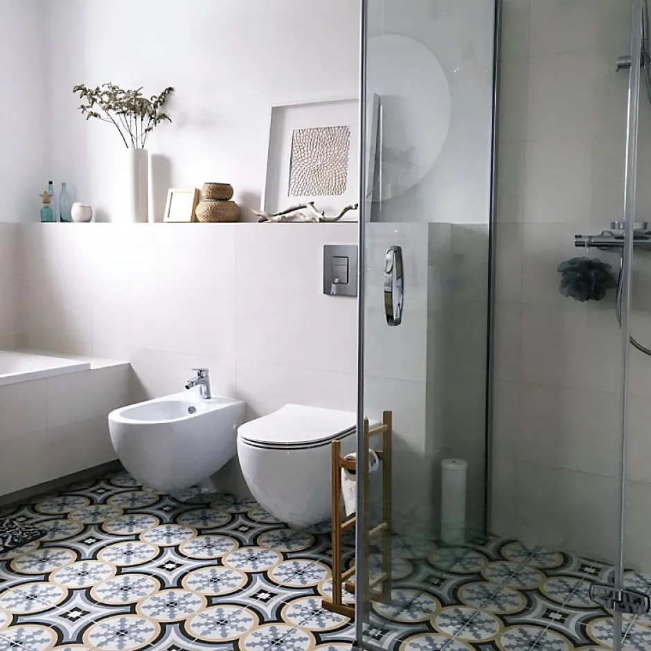 Carrelage sol / mur effet ciment 20x20 cm 1900 BELTRI-Aelle Carrelage Outlet