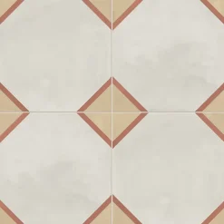 Carrelage sol / mur effet ciment vieilli 20x20 cm TERRA ART OTAGONO T.C-Aelle Carrelage