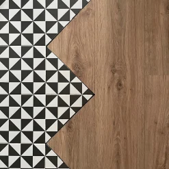 Aelle Carrelage Carrelage sol / mur effet ciment motif géométrique 20x20 cm 1900 TERRADES