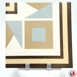Carrelage sol / mur effet ciment 20x20 cm 1900 FLORENTINA 3 CORNER 20 x 20 cm Carrelage aspect carreaux de ciment-Aelle Carrelage Sale