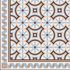Carrelage sol / mur effet ciment 20x20 cm 1900 FLORENTINA 3 CORNER 20 x 20 cm Carrelage aspect carreaux de ciment-Aelle Carrelage Sale