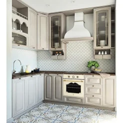 Carrelage sol / mur effet ciment motif coloré 20x20 cm ART NOUVEAU MUSIC HALL-Aelle Carrelage Sale