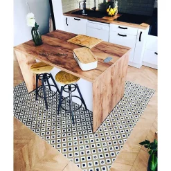 Carrelage sol / mur effet bois design chevron 60x120 cm ARTWOOD CHEVRON NATURAL(vendu par boite de 1.44m2)-Eiffel art construction Hot