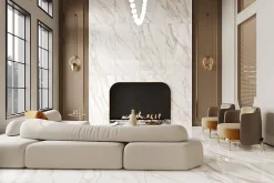 Carrelage sol / mur effet marbre blanc MAJESTIC ORO BIANCO l.60 x L.120 cm Brilliant-Limcaro Sale