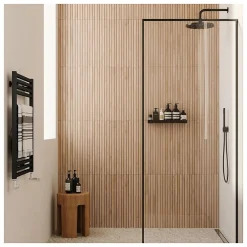 Aelle Carrelage Carrelage sol / mur effet bois bambou relief 60x120 cm ARTWOOD RIBBON NATURAL