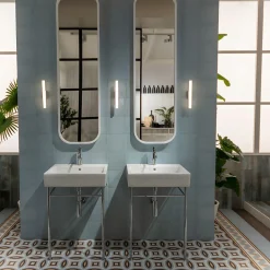 Aelle Carrelage Carrelage sol / mur effet ciment 20x20 cm 1900 DORDA 20 x 20 cm Carrelage aspect carreaux de ciment