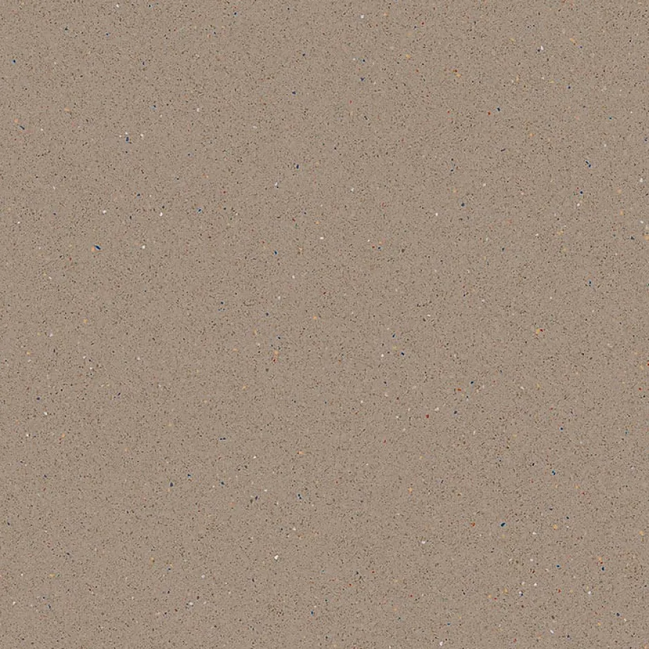 Carrelage sol / mur effet terrazzo grand format marron 80x80 cm MICRA R Umbra-Eiffel art construction Clearance
