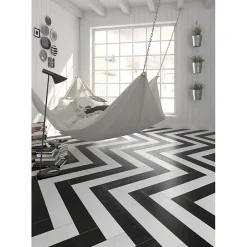 Carrelage sol / mur effet bois noir 14.4x89.3 cm ARHUS NEGRO-Aelle Carrelage Best