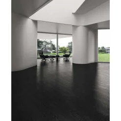Carrelage sol / mur effet bois noir 14.4x89.3 cm ARHUS NEGRO-Aelle Carrelage Best