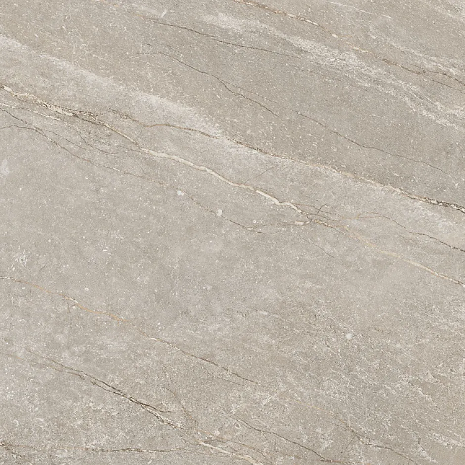 Carrelage sol / mur effet pierre taupe 80x80 cm BETILO R TAUPE-Aelle Carrelage Discount