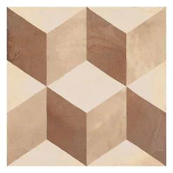 Carrelage sol / mur effet ciment 20x20 cm TERRA MIX PATCHWORK-Eiffel art construction Clearance