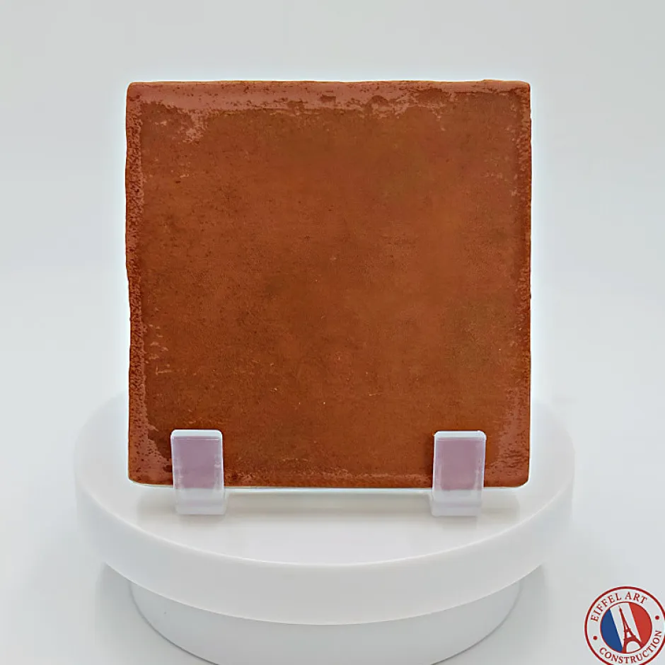 carrelage sol / mur effet zellige bejmat terracotta terre cuite 10x10 cm mate ARGILE COTTO-Aelle Carrelage Best