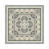 Aelle Carrelage Carrelage sol / mur effet ciment gris 20x20 cm - CAPRICE CHATELET BORDURE