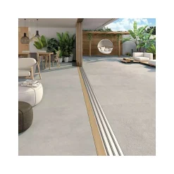 Carrelage sol / mur effet béton gris 120x120 cm NASSAU GRIS-Aelle Carrelage Online