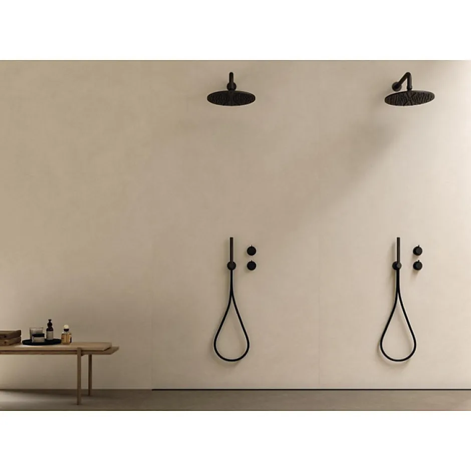 Aelle Carrelage Carrelage sol / mur effet béton ciré naturel 80x80 cm Boost natural Kaolin