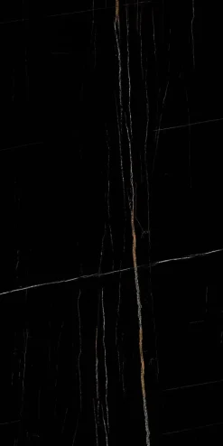 Carrelage sol / mur effet marbre noir ELEGANCE BLACK l.60 x L.120 cm Brilliant-Limcaro Best