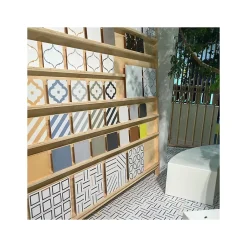 Aelle Carrelage Carrelage sol / mur effet ciment patchwork 20x20 cm MAORI TIEBELE