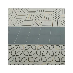 Aelle Carrelage Carrelage sol / mur effet ciment patchwork 20x20 cm MAORI TIEBELE