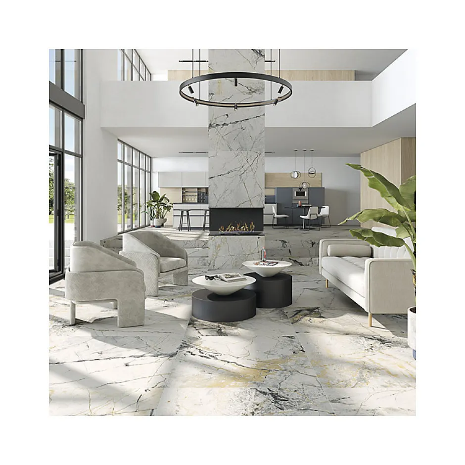 Aelle Carrelage Carrelage sol / mur effet marbre mate 120x120 cm MARBLELOUS R 120x120 cm