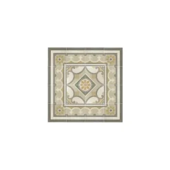 Aelle Carrelage Carrelage sol / mur effet ciment taupe 20x20 cm CAPRICE - BURGUNDY ANGLE