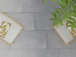 Limcaro Carrelage sol / mur effet béton gris EPOCH SILVER l.60 x L.120 cm Mat