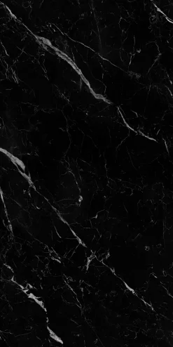 Limcaro Carrelage sol / mur effet marbre noir SAINT LAURENT l.60 x L.120 cm Brilliant