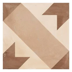 Carrelage sol / mur effet ciment motif étoile 20x20 cm TERRA STELLA-Eiffel art construction Best