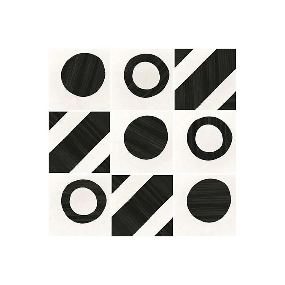 Carrelage sol / mur effet ciment 20x20 cm CAPRICE DÉCO BALANCE B&W(vendu par boite de 1m2)-Eiffel art construction New