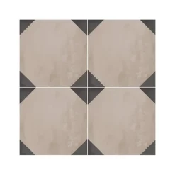 Eiffel art construction Carrelage sol / mur effet ciment 20x20 cm TERRA OTTAGONO