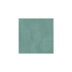 Aelle Carrelage Carrelage sol / mur effet ciment vieilli bleu turquoise 20x20 cm TERRA ART CIELO 20x20 cm