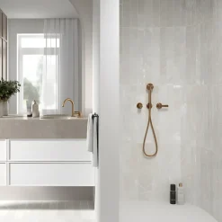 carrelage sol / mur effet marbre blanc 7,5x60 cm - MARMONIS WHITE-Aelle Carrelage Discount