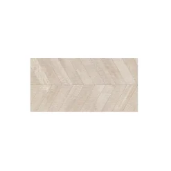 Eiffel art construction Carrelage sol / mur effet bois design chevron 60x120 cm ARTWOOD CHEVRON BONE (vendu par boite de 1.44m2)