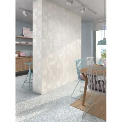 Aelle Carrelage Carrelage sol / mur effet terrazzo vert 30x30 cm FARNESE AMALFI MAR