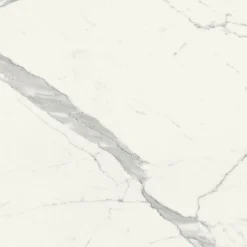 Carrelage sol / mur effet marbre blanc 120X120 cm - SCULTOREA statuario vena argento J452-Aelle Carrelage Best