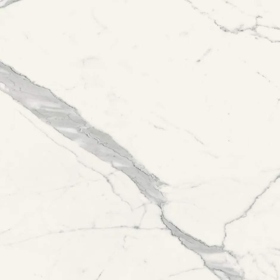 Carrelage sol / mur effet marbre blanc 120X120 cm - SCULTOREA statuario vena argento J452-Aelle Carrelage Best