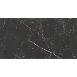 Aelle Carrelage Carrelage sol / mur effet marbre noir 60x120 cm mate - MYK- ST LAURENT