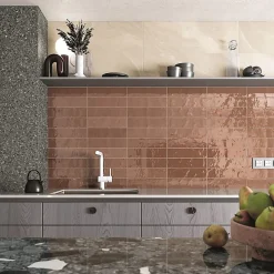 Aelle Carrelage Carrelage sol / mur effet terrazzo 80x80 cm MONACO R NEGRO