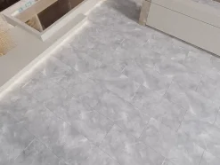 Limcaro Carrelage sol / mur effet marbre gris PULPIS GREY l.60 x L.120 cm Brillant