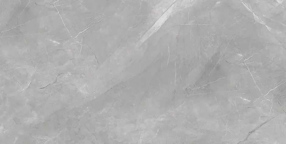 Limcaro Carrelage sol / mur effet marbre gris PULPIS GREY l.60 x L.120 cm Brillant