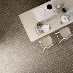 carrelage sol / mur effet zellige bejmat marron 10x10 cm mate ARGILE CACAO 10x10 cm-Aelle Carrelage